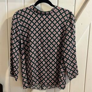 BODEN Lily geometric print blouse